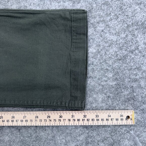 Eddie Bauer Men’s Canvas Utility Stretch Pants, Green, Size 36x32 - Picture 7 of 13